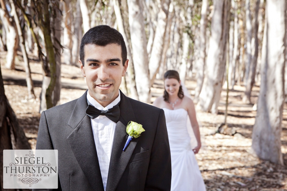 first look at UCSD faculty club La jolla wedding