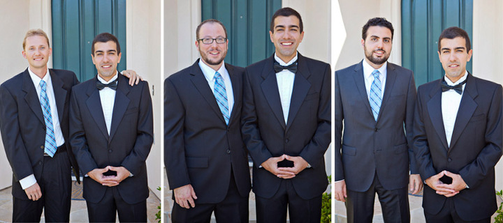 Fun wedding party photos at the UCSD library la jolla wedding