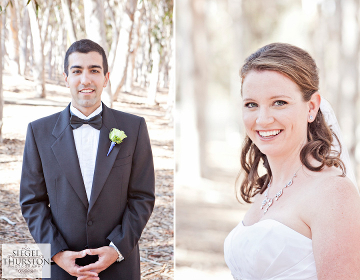 first look at UCSD faculty club La jolla wedding