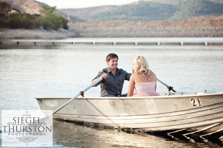 romantic notebook inspired photos in a row boat