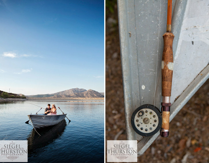 an engagement shoot straight out of The Note Book at Lake Poway in San Diego
