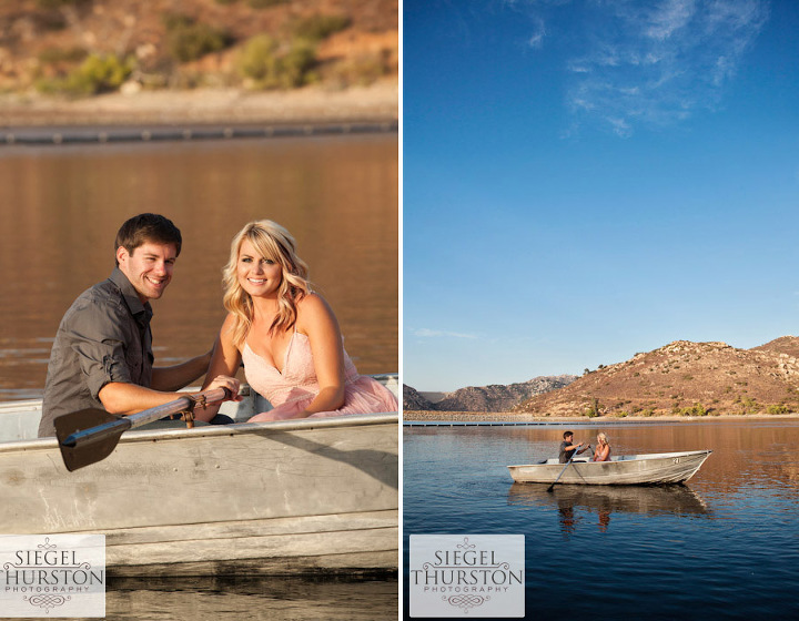 row boats on poway lake san diego