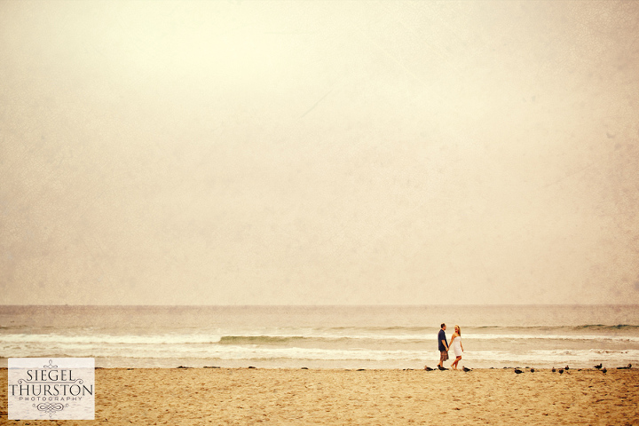 romantic beach engagement photos san diego