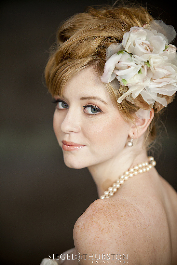 handmade flower wedding head piece