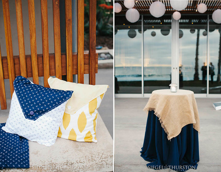 nautical pillows for wedding