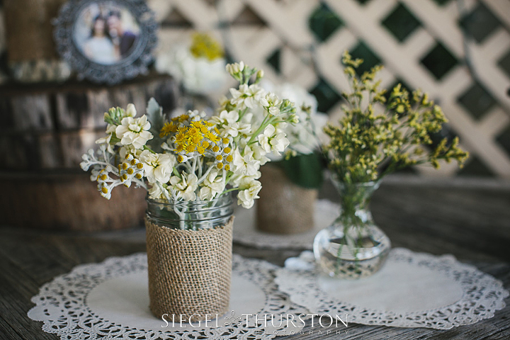 yellow and white wedding flowers