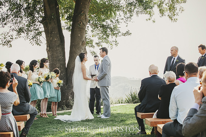 summer time wedding in southern california