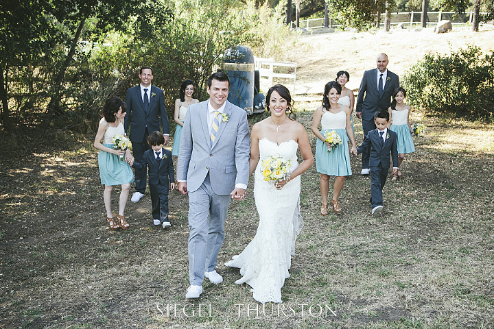 california rustic style wedding