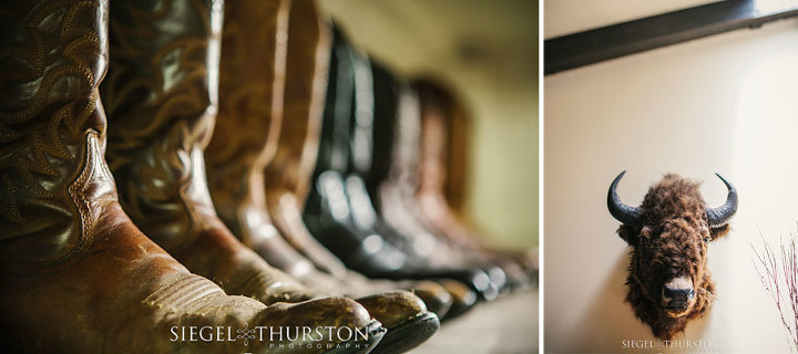 closet full of western cowboy boots