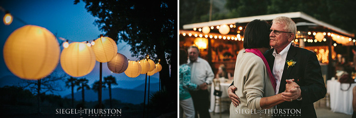 out door lanterns look great in the evenings at a wedding