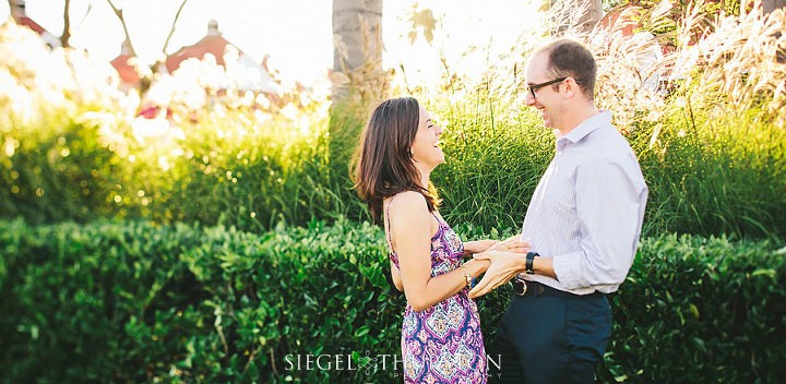 super cute couple having fun during their photo session in coronado