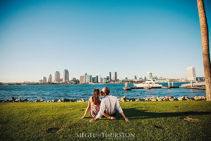 san diego sky line at the coronado ferry landing