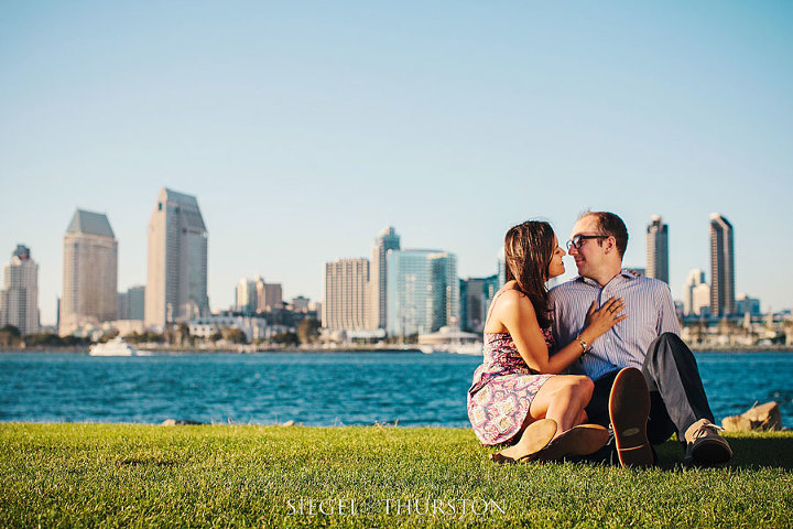 san diego sky line at the coronado ferry landing