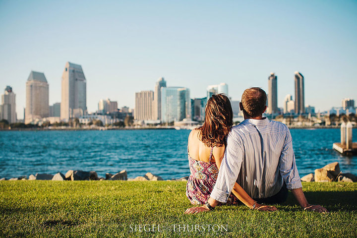 san diego sky line at the coronado ferry landing