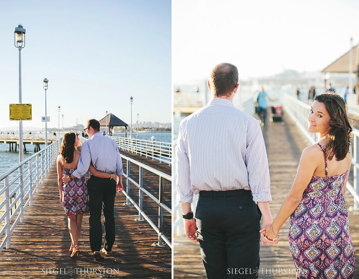 wooden docks are a great place for a portrait session