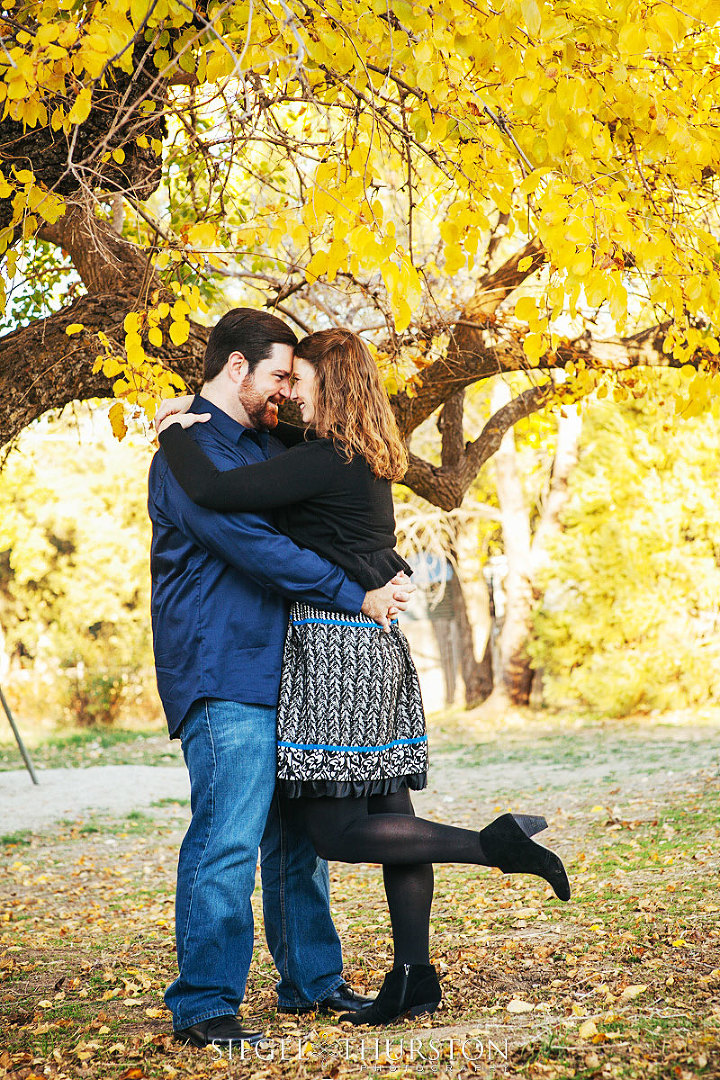 fall engagement shoot in san diego