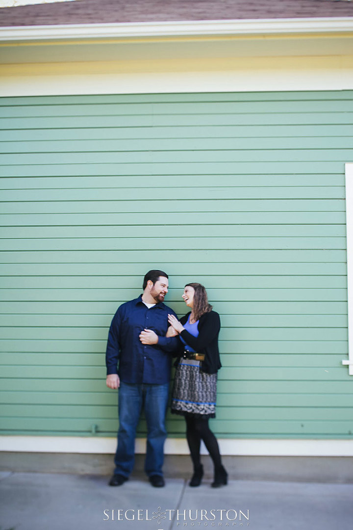 Julian school house engagement photos