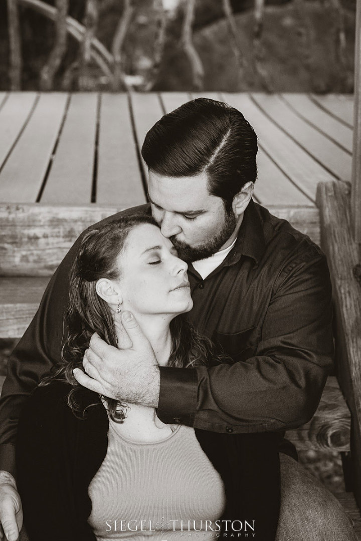 romantic engagement photos in Julian California