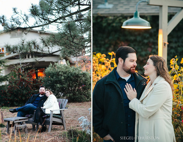 cute fall engagement photos san diego