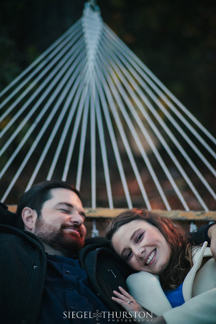 hammock engagement pictures