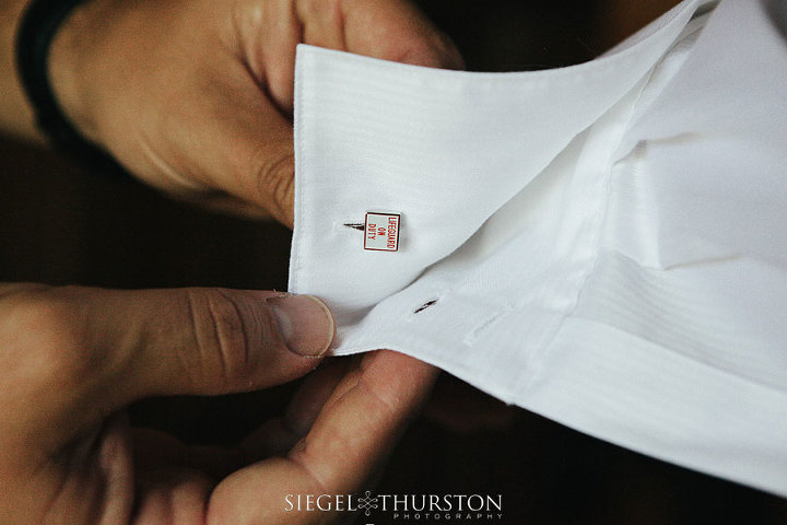 lifeguard on duty cufflinks