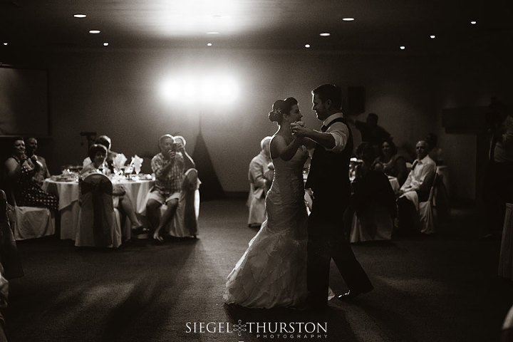 artistic first dance wedding photos