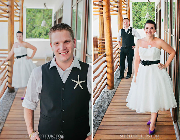 trash the dress at a cool modern hotel in playa del carmen destination wedding mexico