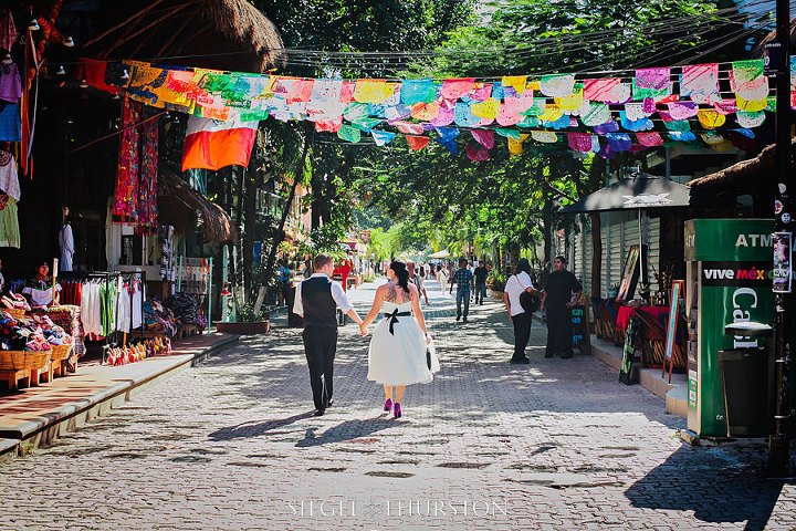 trash the dress playa del carmen destination wedding mexico