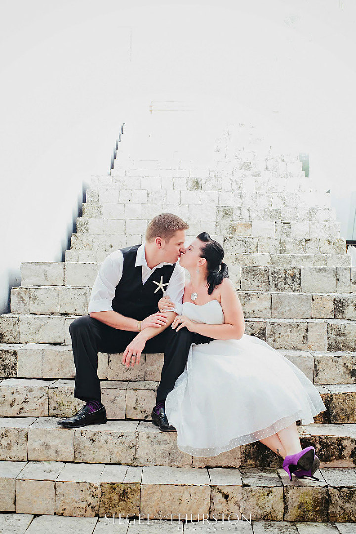 trash the dress playa del carmen destination wedding mexico