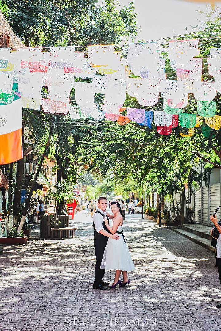 trash the dress playa del carmen destination wedding mexico
