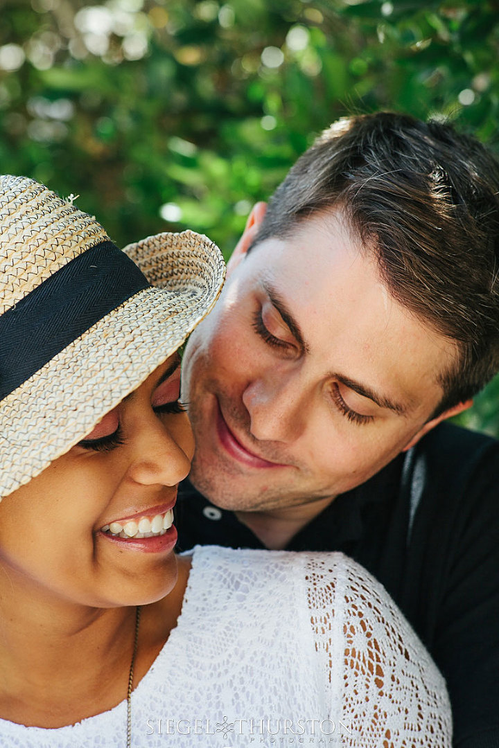 belmont park engagement photos