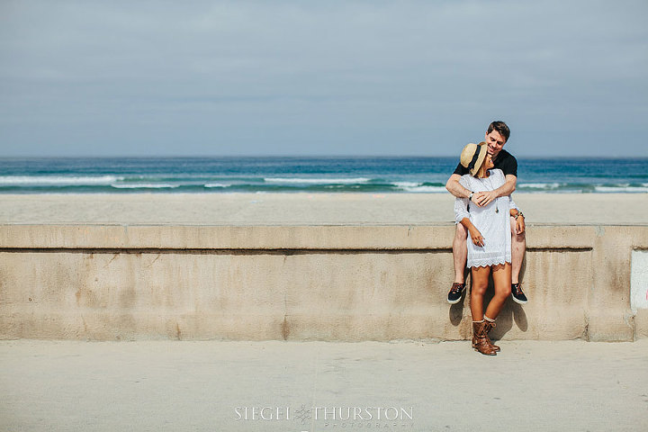 belmont park engagement photos