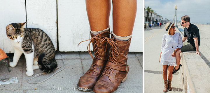 awesome boots to wear on your engagement shoot