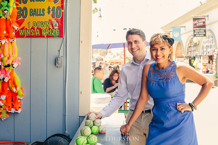 belmont park mission beach engagement photos