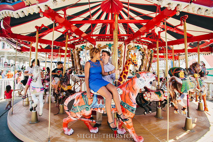 belmont park engagement photos