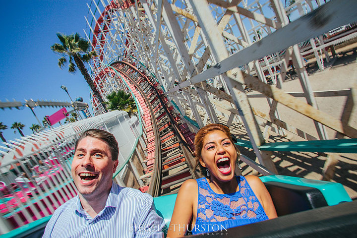 belmont park engagement photos