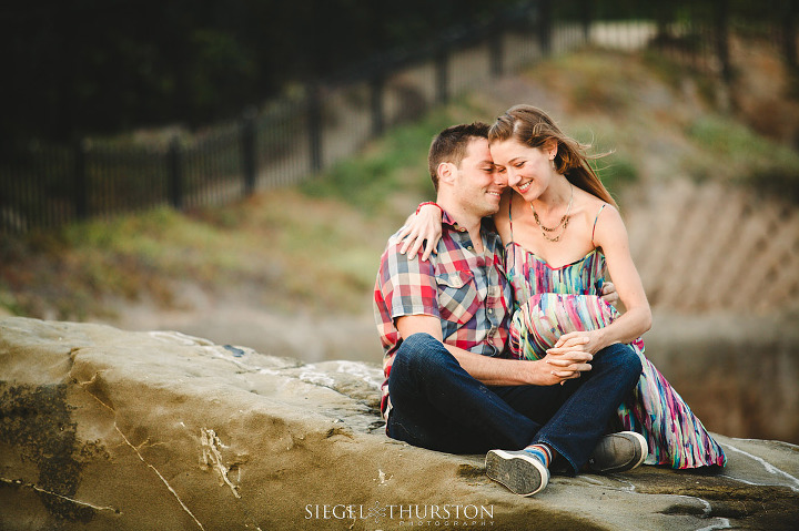 fun engagement session in la jolla san diego 