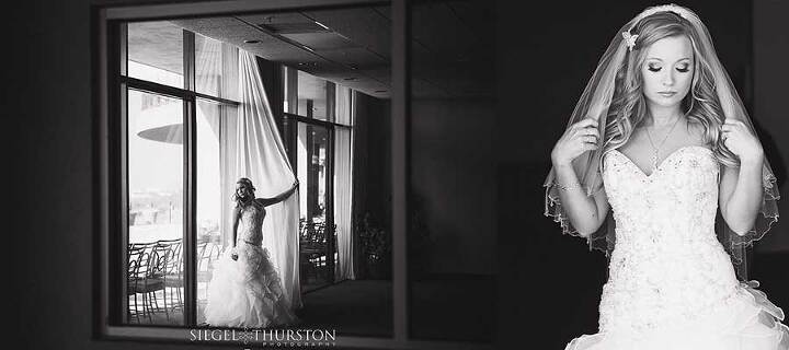 gorgeous shots of the bride before her ceremony at the skyline country club
