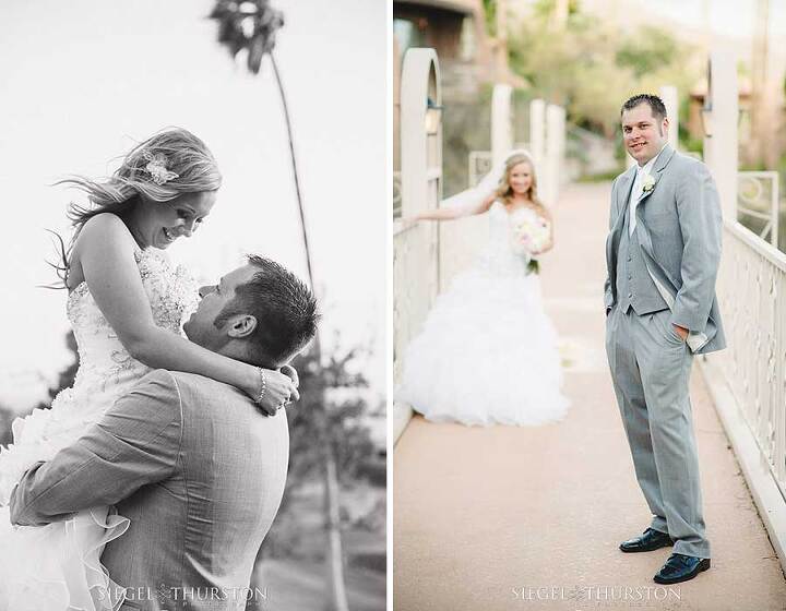 fun wedding portraits