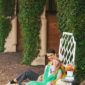 styled engagement shoot at the horse stables