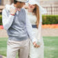 classy styled engagement shoot at the del mar race track in san diego