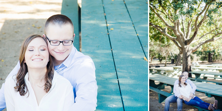 irvine regional park engagement photos