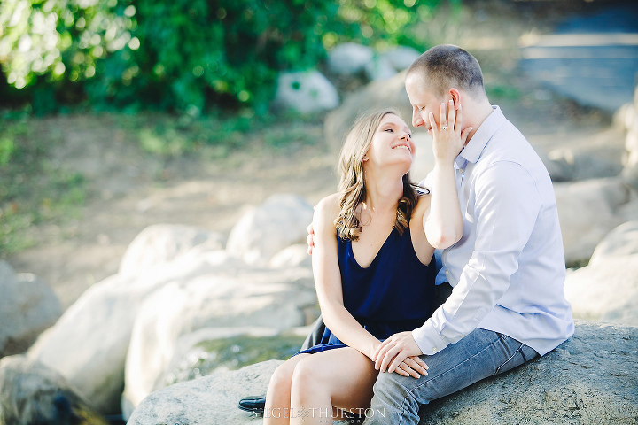 irvine regional park engagement photos