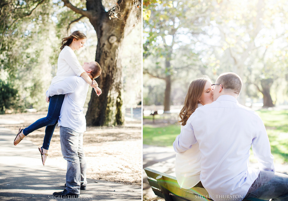 irvine regional park engagement photos