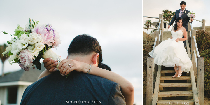 romantic la jolla cove wedding portraits 