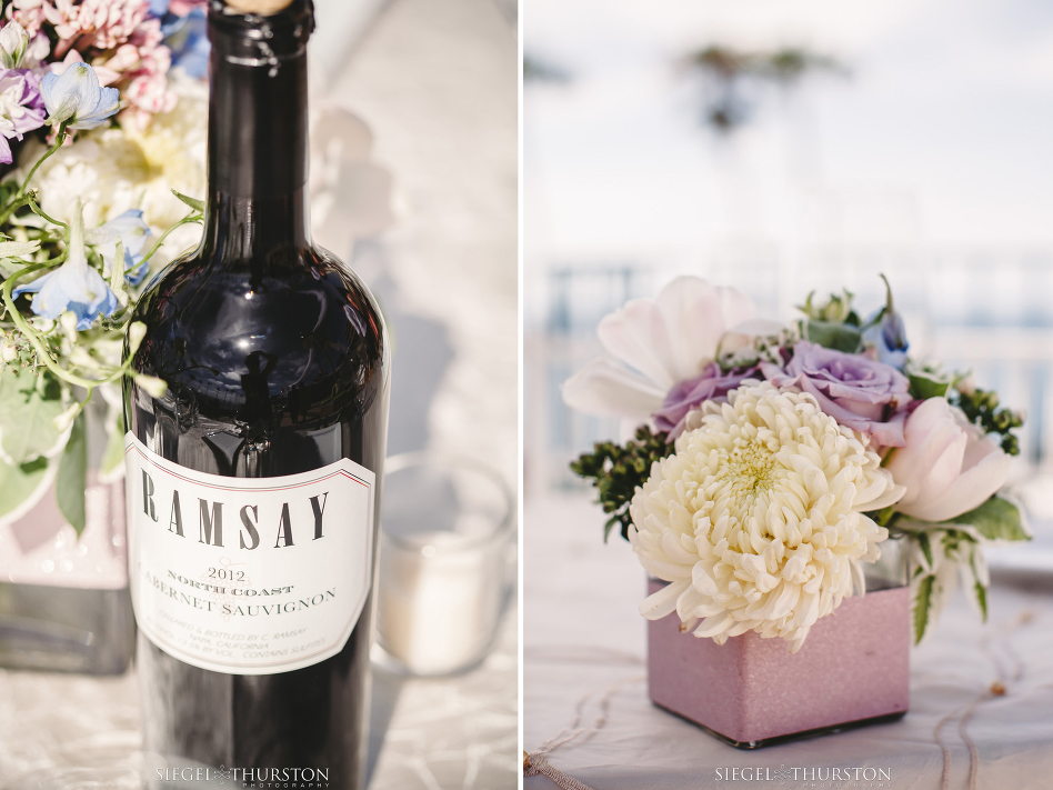 peonies and pastel flowers as wedding centerpieces 