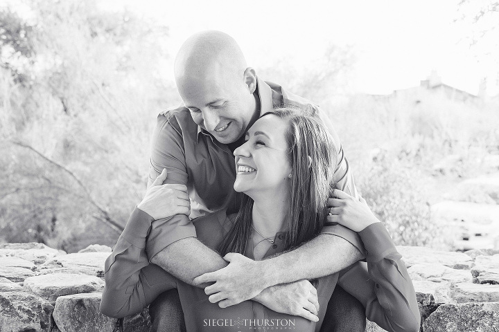 fun scottsdale engagement photos