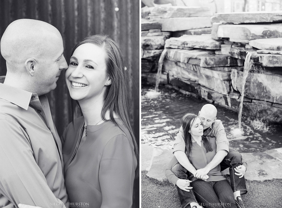 engagement session market street at DC ranch in scottsdale
