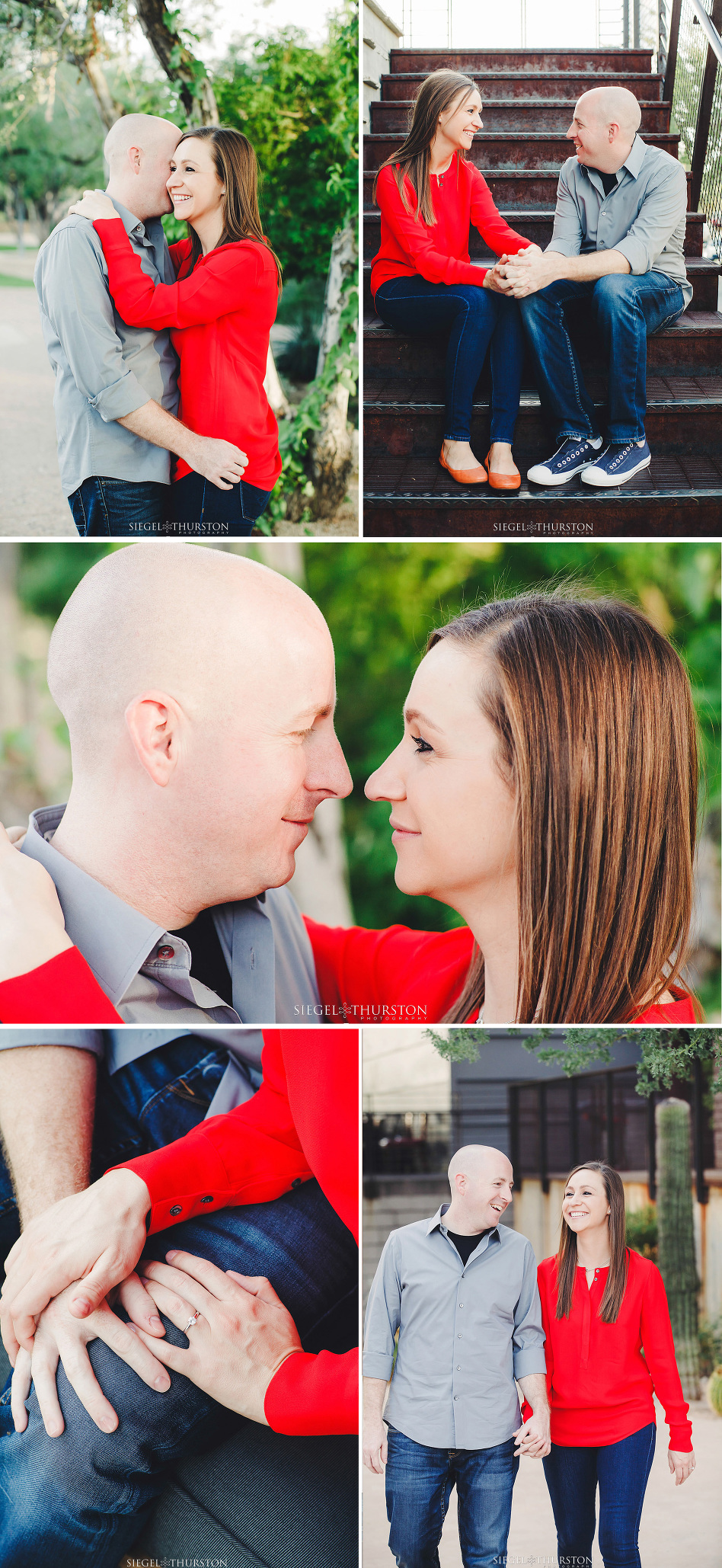 scottsdale engagement session at Market Street at CD Ranch