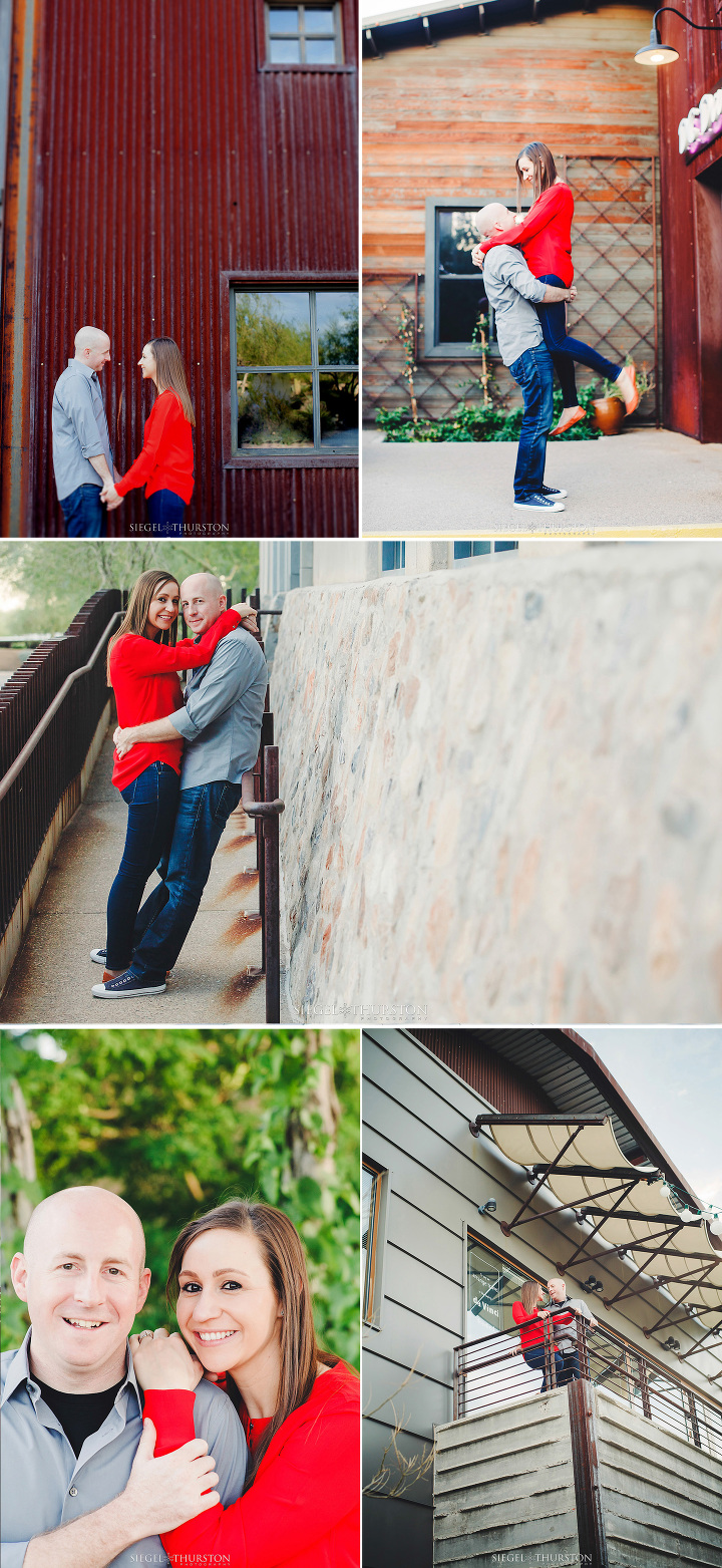 scottsdale engagement photos at Market Street at CD Ranch